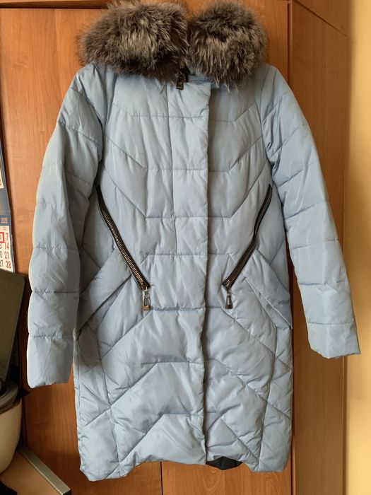 Puchowa zimowa kurtka