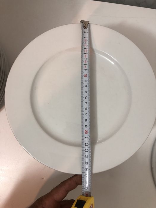 Pratos de restaurante 28,5 cm e 27 cm