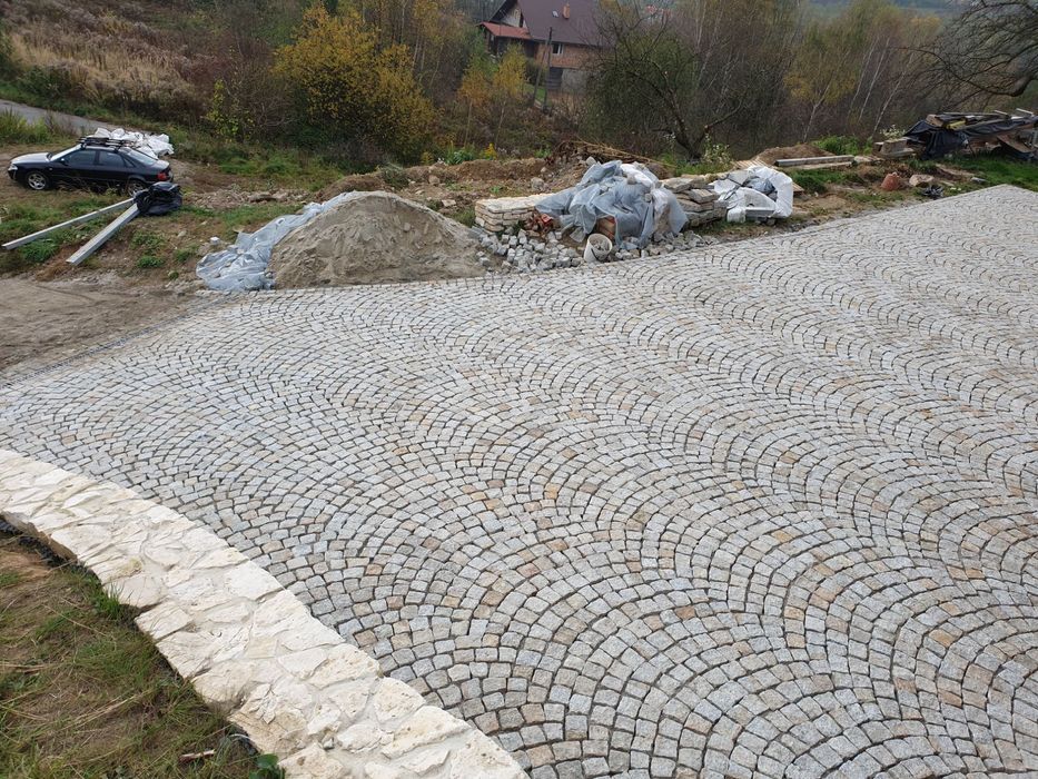 Usługi brukarskie, kostka granitowa, granit