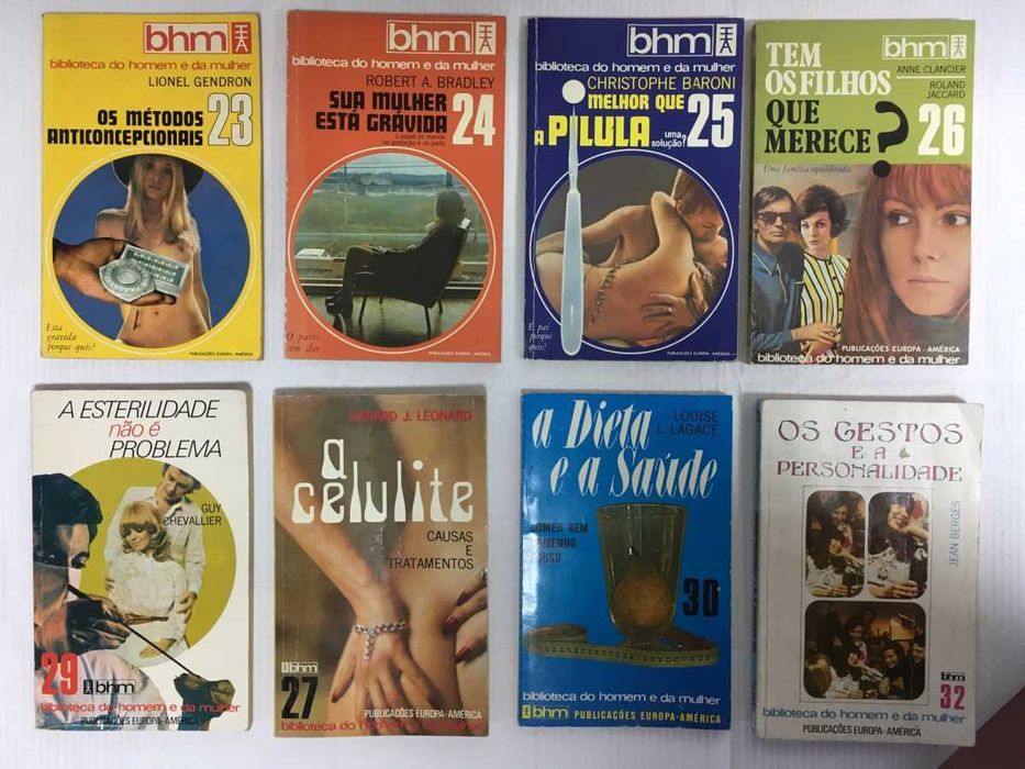 Coleção Biblioteca do Homem e da Mulher- bhm- Europa América (1970)