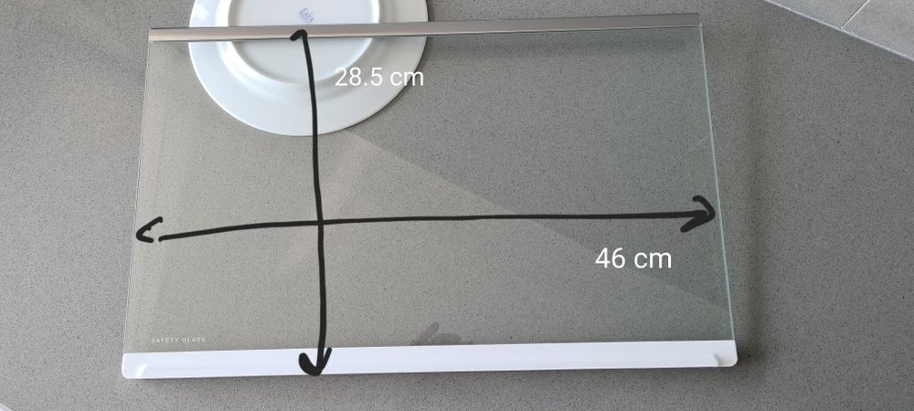 Prateleiras vidro temperado frigorífico Electrolux