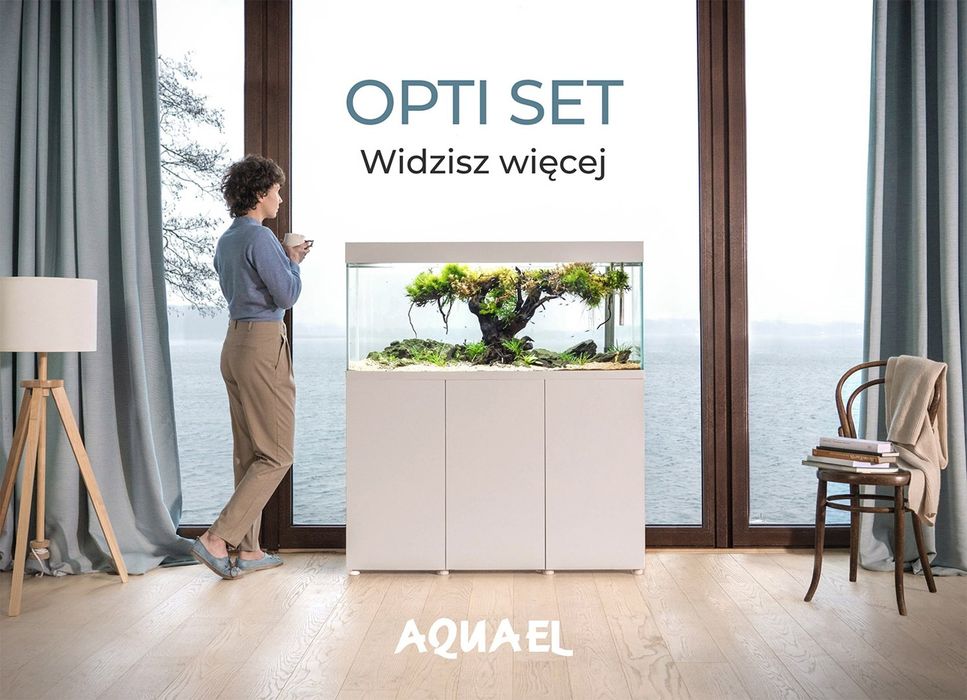 Akwarium /Zestaw akwariowy OPTI SET 200 WHITE 2.0 Aquael
