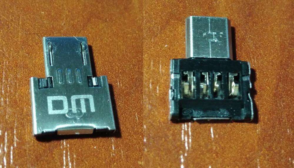 USB to Micro USB Male OTG Adapter (адаптер, перехідник) (за 2 шт.)