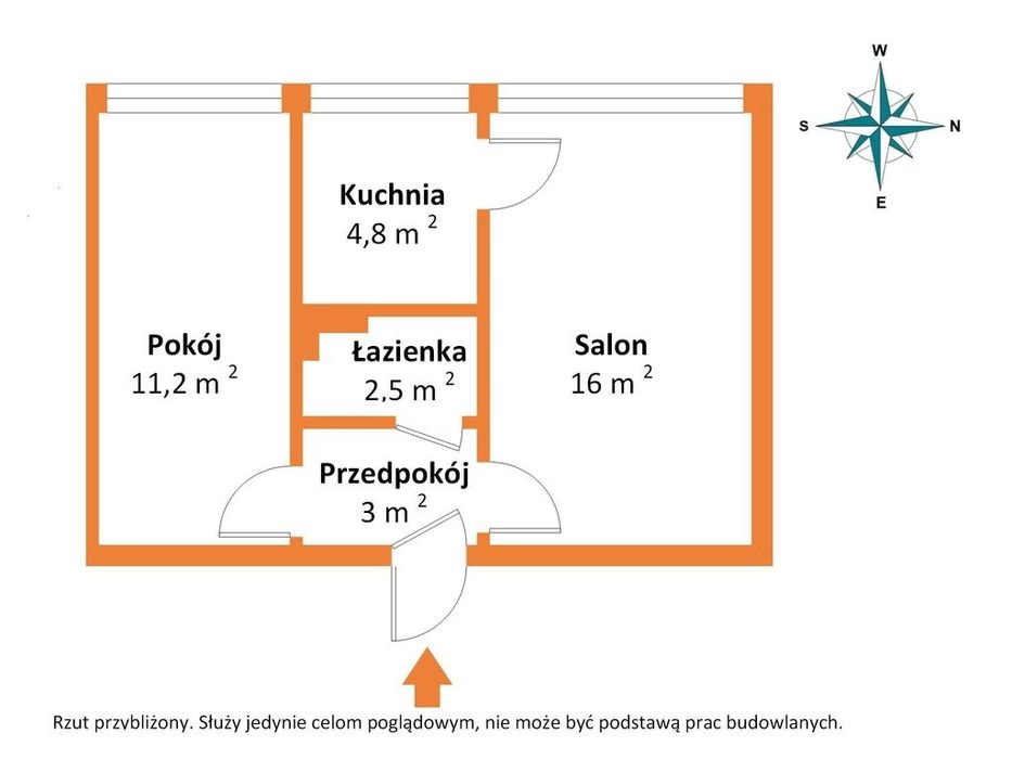 2 pokoje 37,5 m² z potencjałem | Kalisz