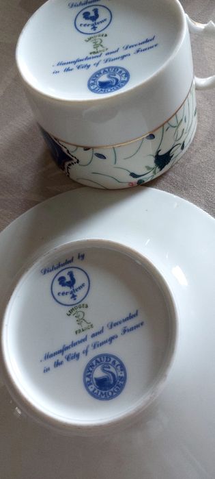 Limoges ceralene Original pires e Xícara