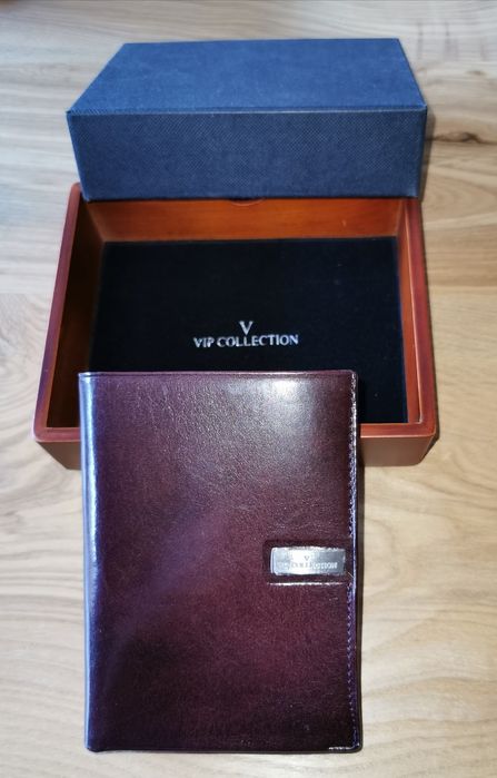Vip Collection - portfel męski w oryginalnym pudełku prezentowym.