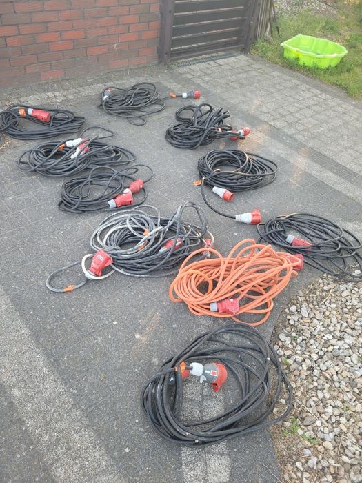 Przedlużacz siłowy 5G6 19m przedłużacze siła siłowe różne trójfazowe