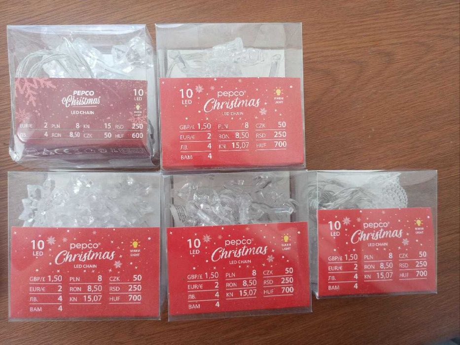 Гірлянди на батарейках на Різдво та Новий Рік