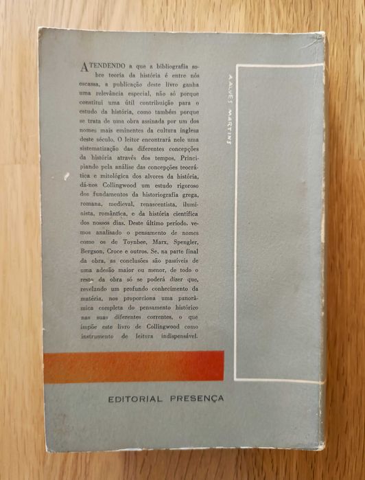 R. G. Collingwood - A Ideia da Natureza (portes incluídos)