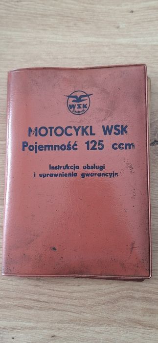 WSK 125 GIL biała tablica oryginalny stan