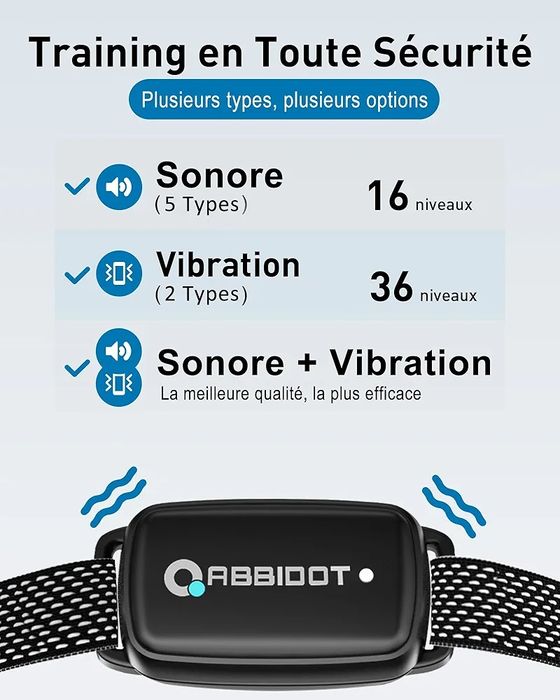 Тренувальний нашийник ABBIDOT - дальність дії 1000 м