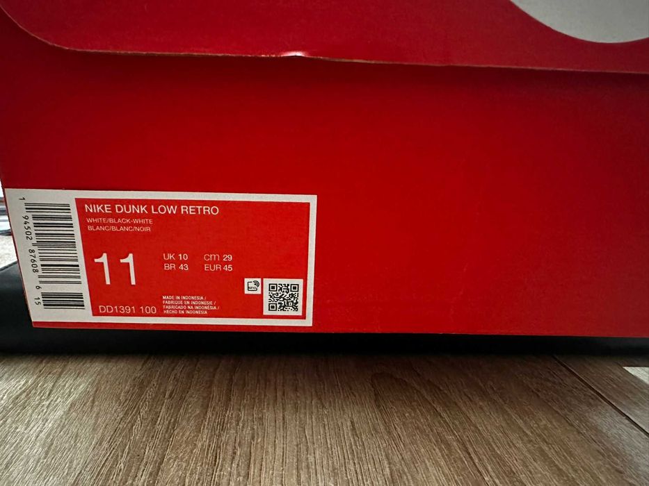 Obuwie męskie Nike Dunk Low r 45 skóra