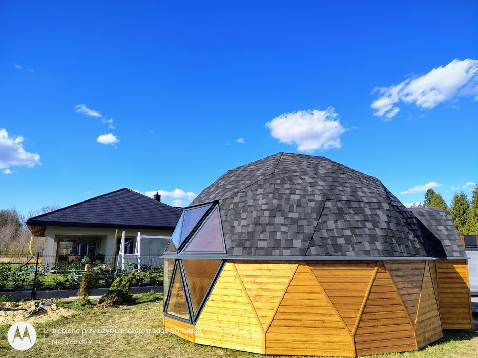 Kopuła geodezyjna, warsztatowa, glamping, dom kopułowy