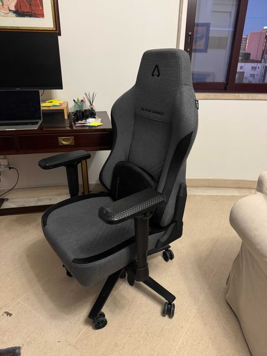 Cadeira Gaming Alpha Gamer Galaxa - Cinzento
