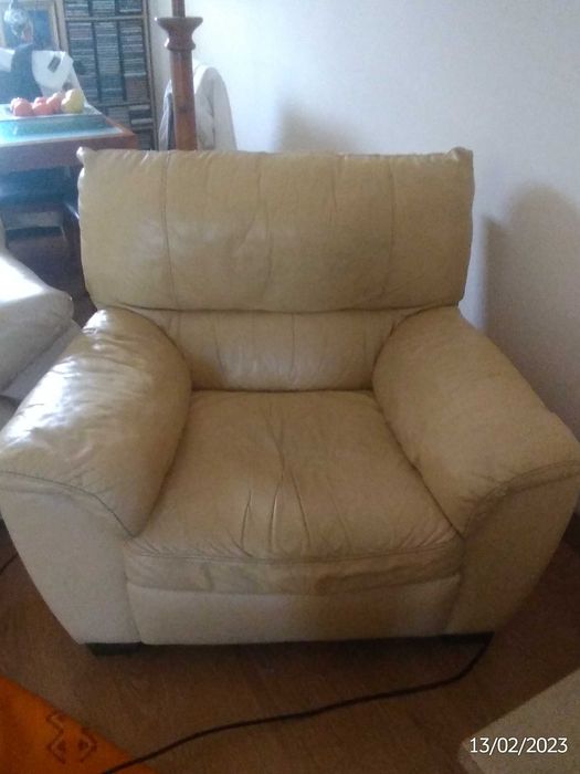 Sofá branco (poltrona)