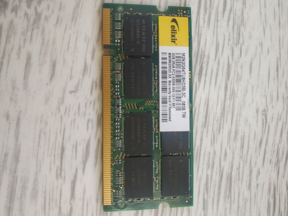 Модуль памяти пам'яті Elixir DDR2 2Gb 667Hz Sodimm ( M2N2G64TU8HD5B-3C