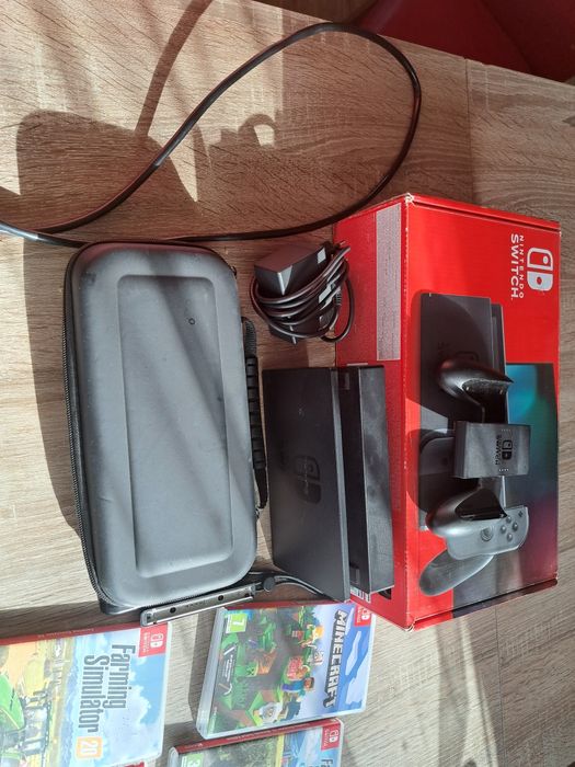 Nintendo switch + gry w zestawie