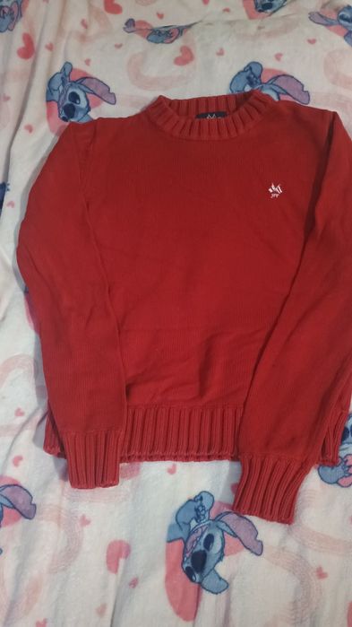 Sweter 158 czerwony stan bdb