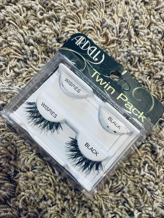 Sztuczne rzesy na pasku ardell twin pack wispies black