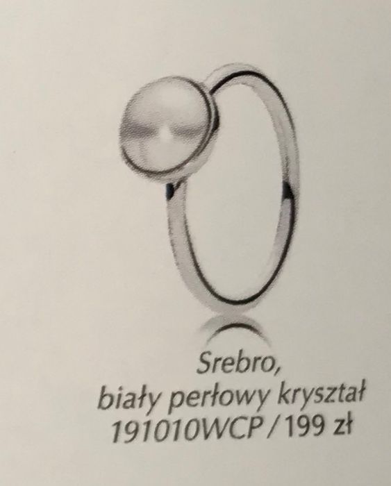 ‼️nowy, oryginalny srebry pierścionek Pandora. Rozmiar 56.