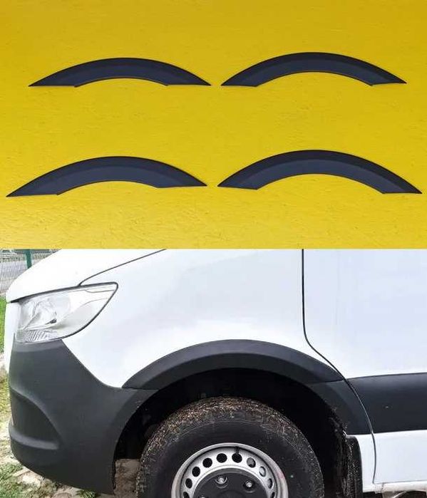 Накладки на арки на Mercedes Sprinter Мерседес Спринтер 18р+