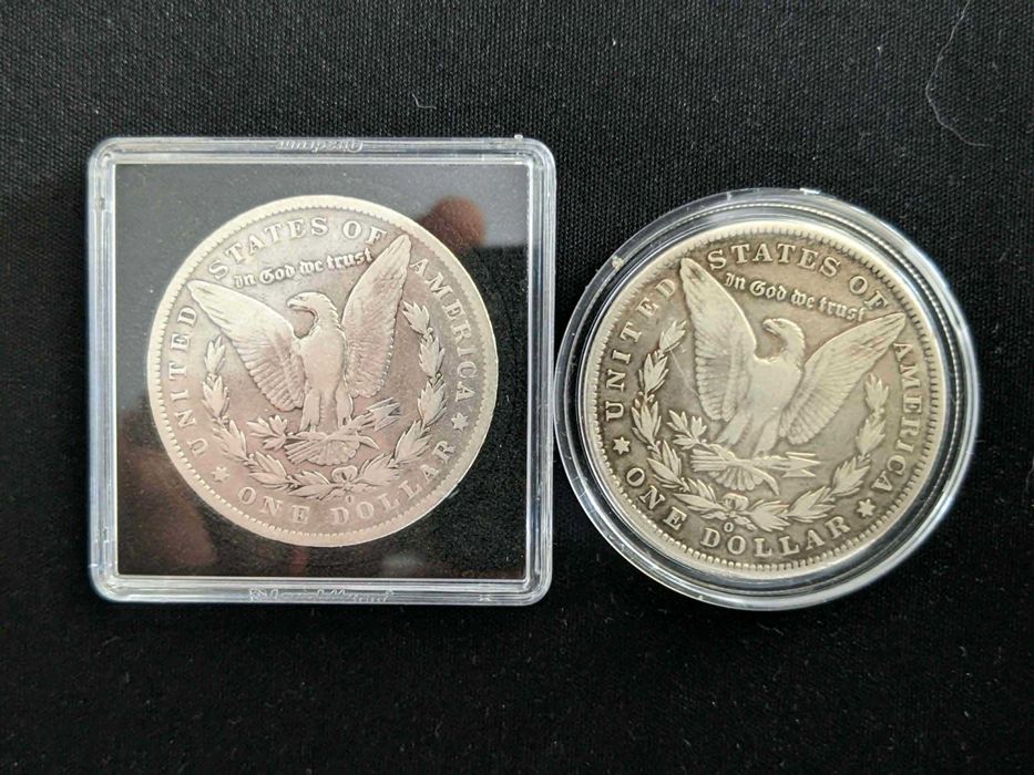 Srebrne monety dolar USA - Morgan 1885 O Morgan 1887 O