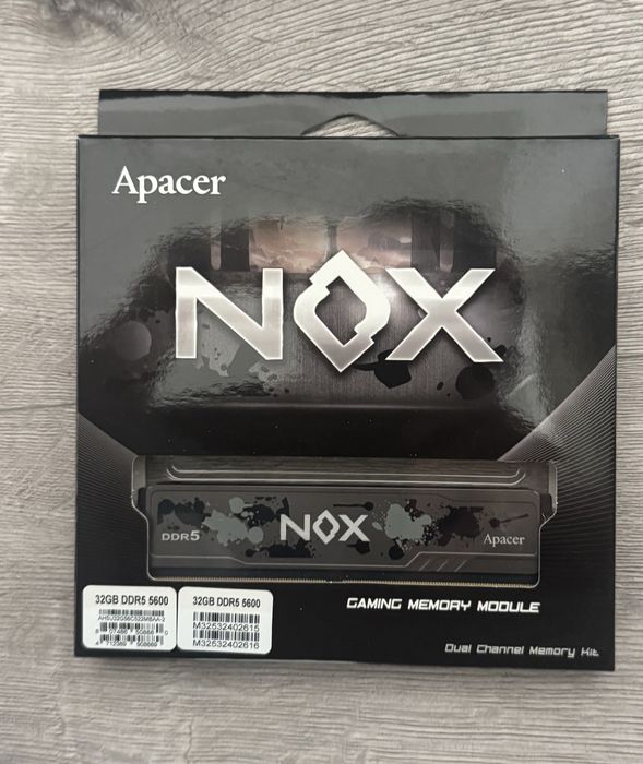 DDR5 32gb 5600mhz Apacer Nox