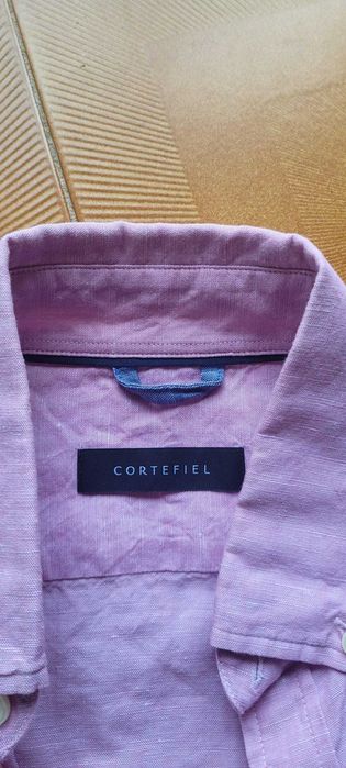 Camisa Cortefiel (Cor de Rosa, manga curta)