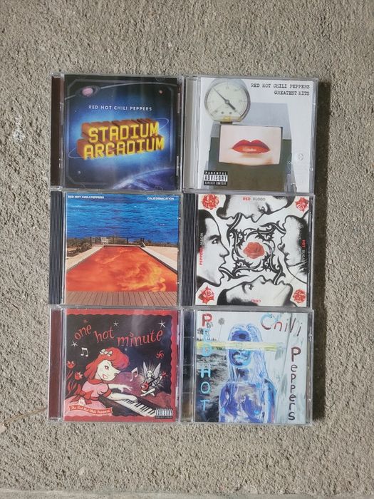 6 cds red hot chili peppers