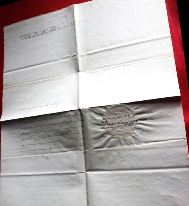 Príncipe Real D Carlos, Regente de Portugal, rara Carta Patente 1888