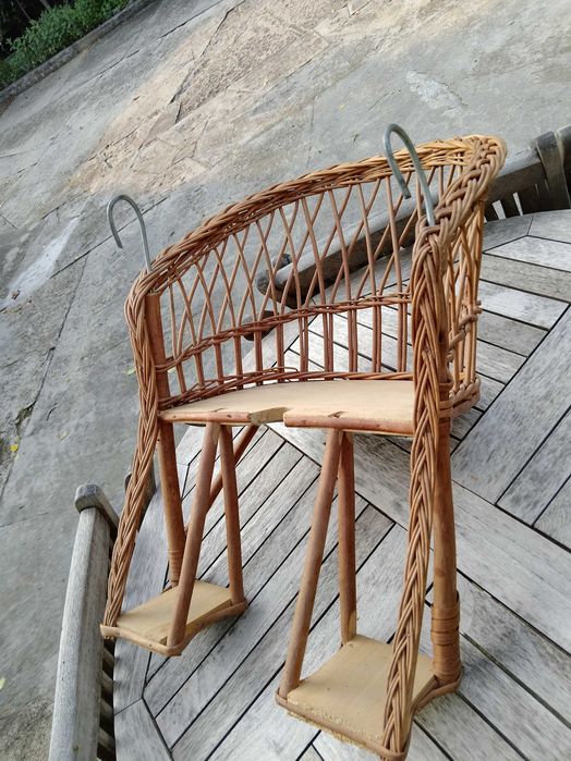 Fotelik wiklinowy na rower