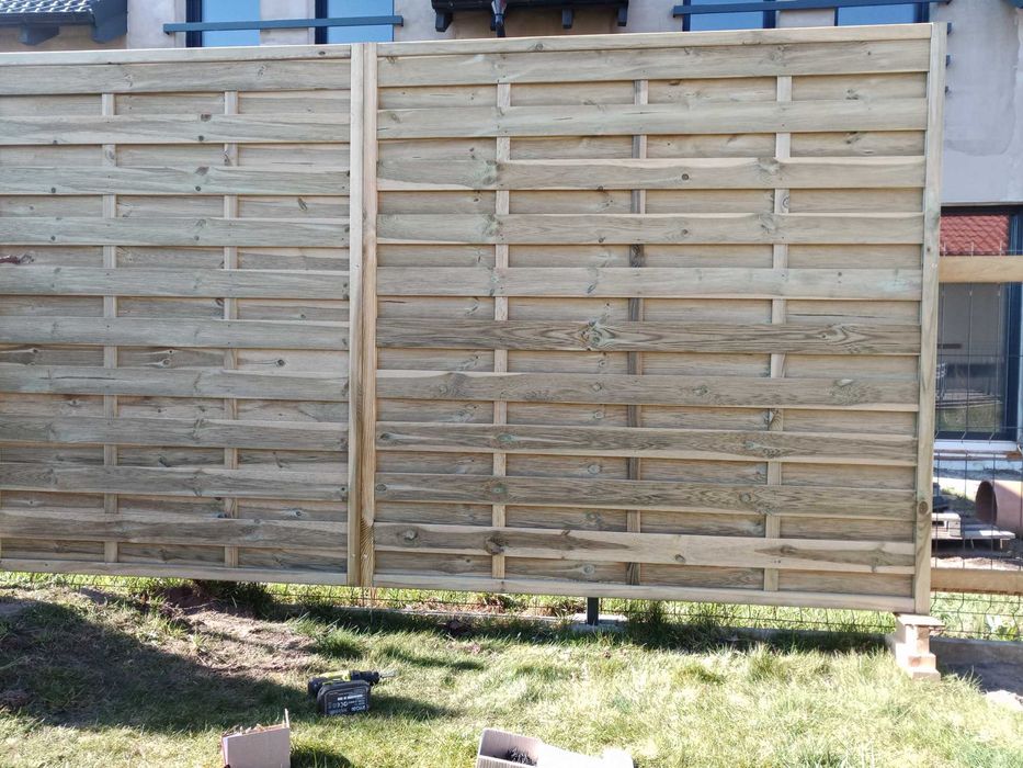 Płot lamelowy 180/180
