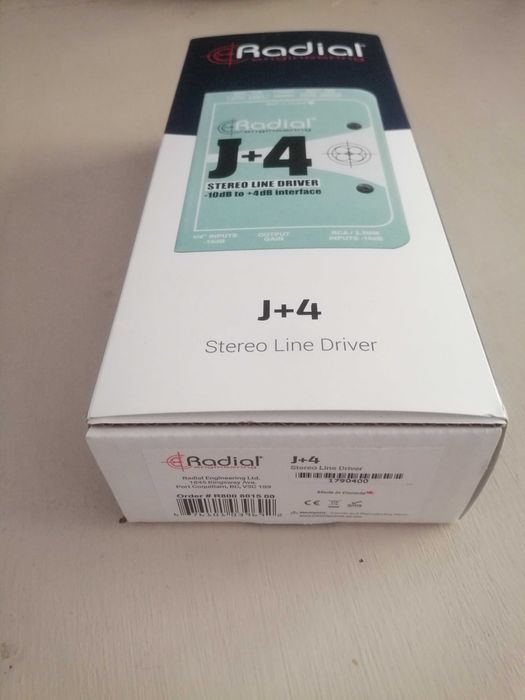 Vendo Driver de linha Stereo Radial Engineering J+4