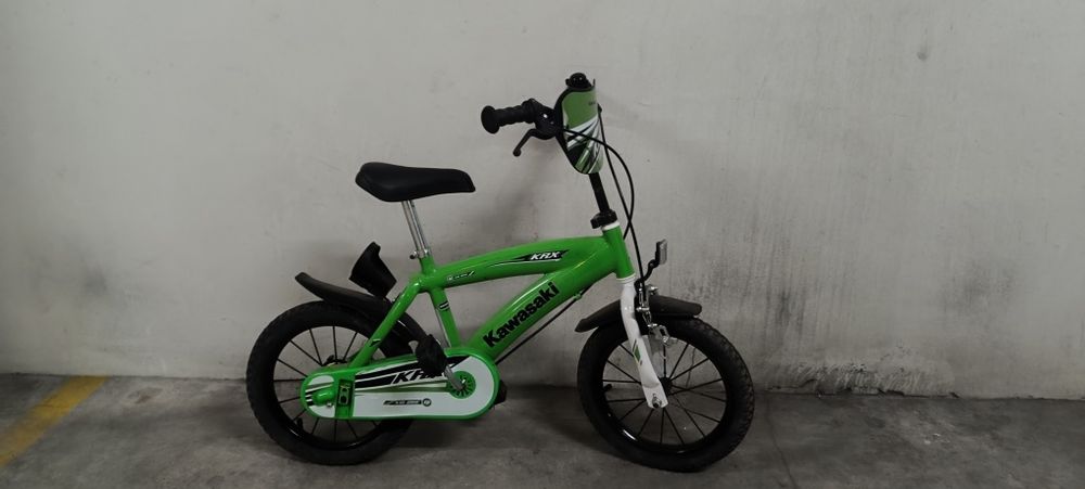Bicicleta Kawasaki criança aro 20 verde