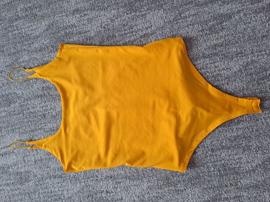 Słoneczne żółte body miękki materiał S/M