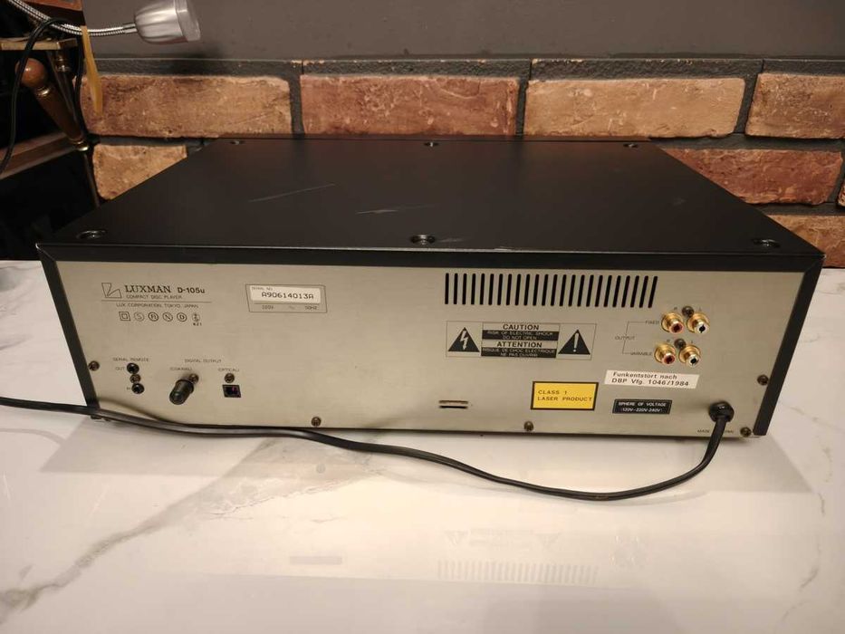 LUXMAN D105u Unikatowy odtwarzacz CD ! Lampowy