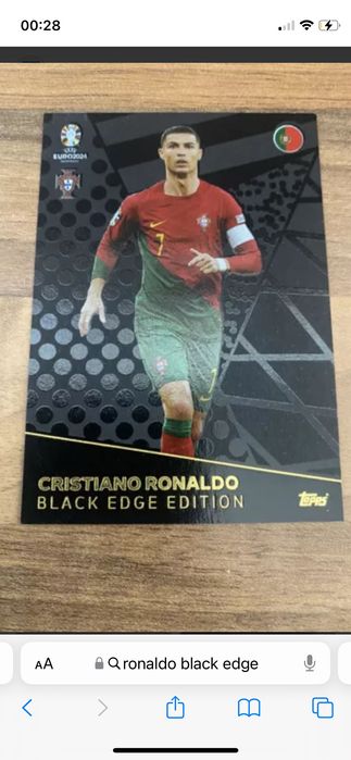Black edge Ronaldo