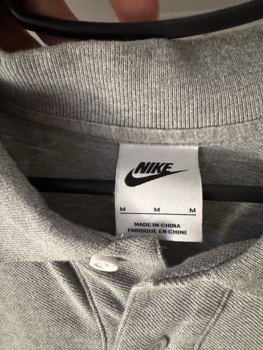 Polo L da nike cinza