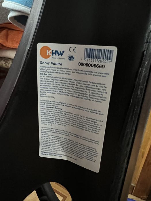 Санки снегокат KHW Kunststoff Snow Future