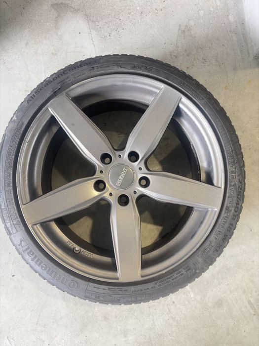 Felgi DEZENT 5x120x18 ET 30 opony w miare Opony przod 225/40/18 Tył245/35/18Reszte na zdjeciachNie robie rezerwacji