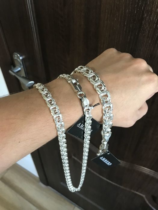 Срібний ланцюжок АРАБКА 83 грама