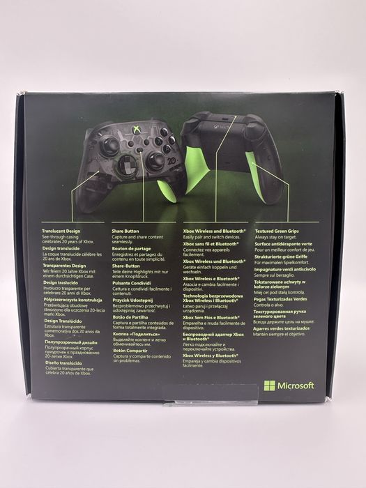 Kontroler bezprzewodowy Microsoft Xbox Series, edycja specjalna 20th Anniversary.