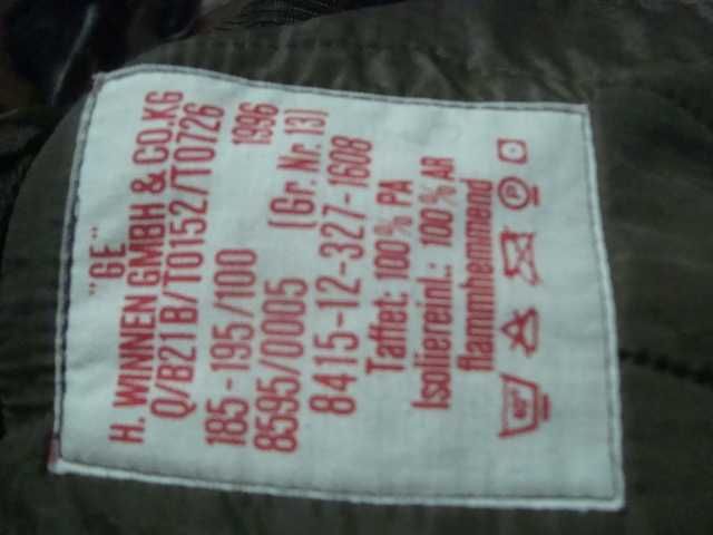 kombinezon militarny anglia GE-roz 185 -ocieplony Nowy Super