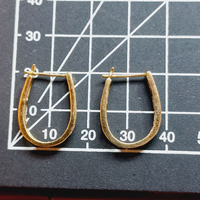 Серьги золото 14к с бриллиантами