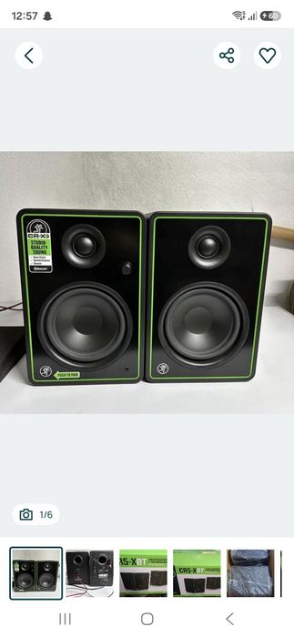 Mackie CR5-XBT 5'' Multimedia Monitor Speakers with Bluetooth