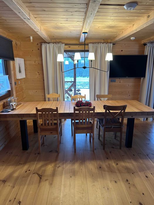 Brzozowa Polanka- Domek nr 2. Kominek. Jacuzzi. Sauna. 10 osób.