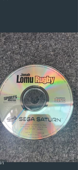 Jogo Sega Saturn Jonah Lomu Rugby