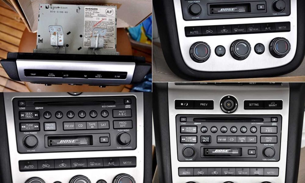 Radio Samochodowe BOSE PN-2530H NISSAN MURANO I Z50 Panel Klimatyzacji