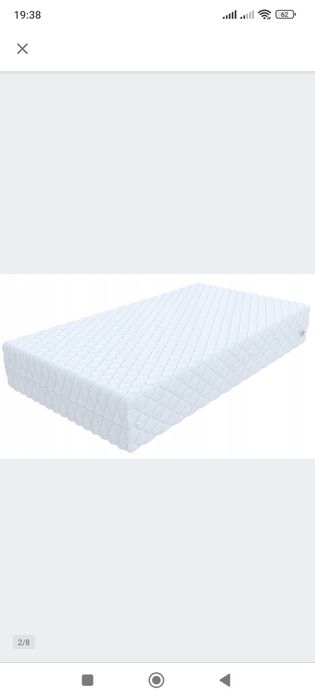 Materac multipocketowy 2x kokos GRADO 200x200x19 H4 H5