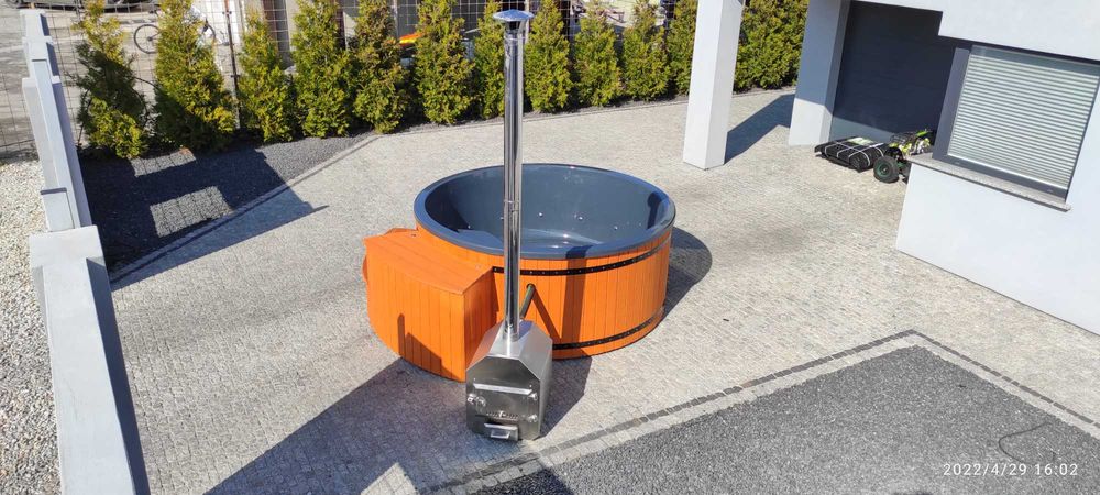Duża balia 220cm od producenta piec masaż pokrywa jacuzzi basen niecka